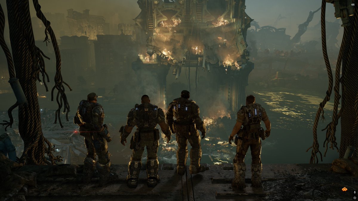 GhostRlderX's tweet photo. THE END
بالنسبة لي، Gears of War: E-Day أفضل حصرية نزلتها Xbox في هذا الجيل!

أكثر شيء عجبني في اللعبة الرسوميات الجبارة، خصوصًا الإضاءة، غير الشوتنق الممتع تجربة رهيبة، وأشوفها من أقوى الألعاب اللي راح تنافس في TGA هالسنة. https://t.co/3FwupkBZ5v