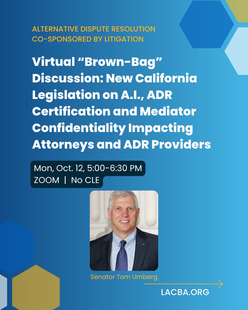 LACBA's tweet photo. This week at LACBA Events! 🎉
🗓️Learn More &amp; Register: https://t.co/6SD58Mw5HU

#LACBA #losangeleslawyer #californialaw #californialawyers #barassociation #litigation #mediator #trustsandestates #immigrationlawyer https://t.co/2Ybhg6M5Y4