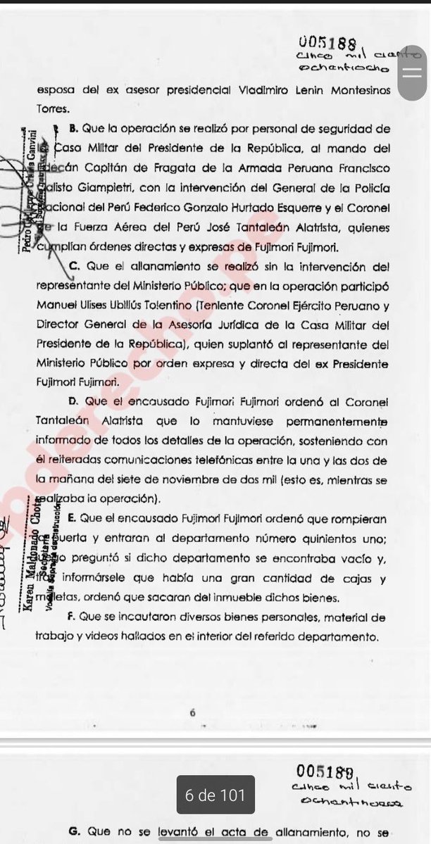 Pati_PaniaguaG's tweet photo. Buen momento para insistir en hacer memoria sobre senador Calisto Giampietri ⬇️.

Un exedecán que participó de FALSO OPERATIVO en inmueble de Montesinos en que se sustrajeron maletas con videos.

El dictador fue condenado y exedecán dilató proceso y alegó haber obedecido órdenes. https://t.co/S6wGz7wOFa