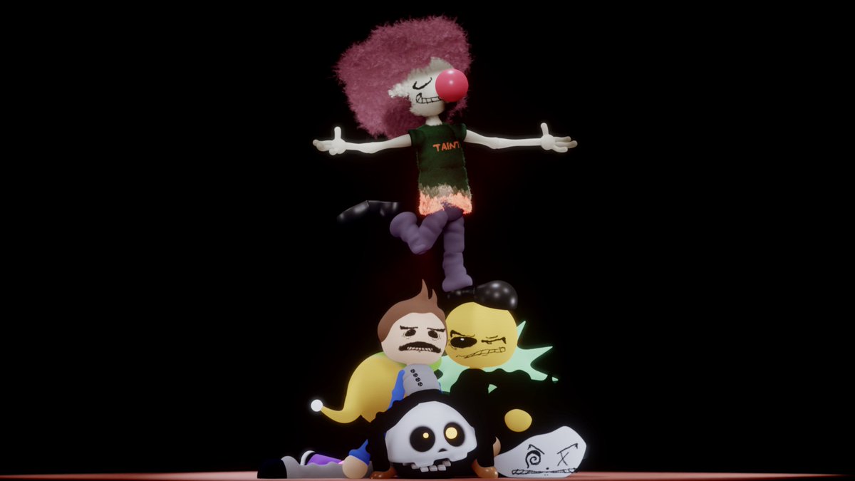 GlaggleSofa's tweet photo. I've probably posted this render already but I love playing around with my old dreams ocs cuz changing their faces actually makes them kinda cute and a little more presentable than the really shitty sculpted faces made by a 12 year old https://t.co/BreQktPcBV