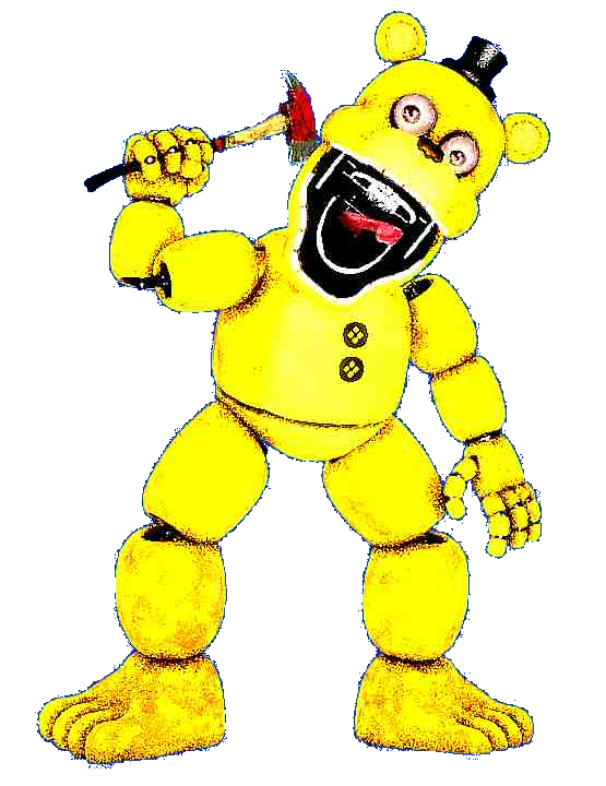Butterdog_S's tweet photo. Character i came up with based off of #riko16riko16 's Cannibonnie, fredbear model I used is by @atticted1 (Check out his stuff it's good shit) https://t.co/4qdoRHDzeK