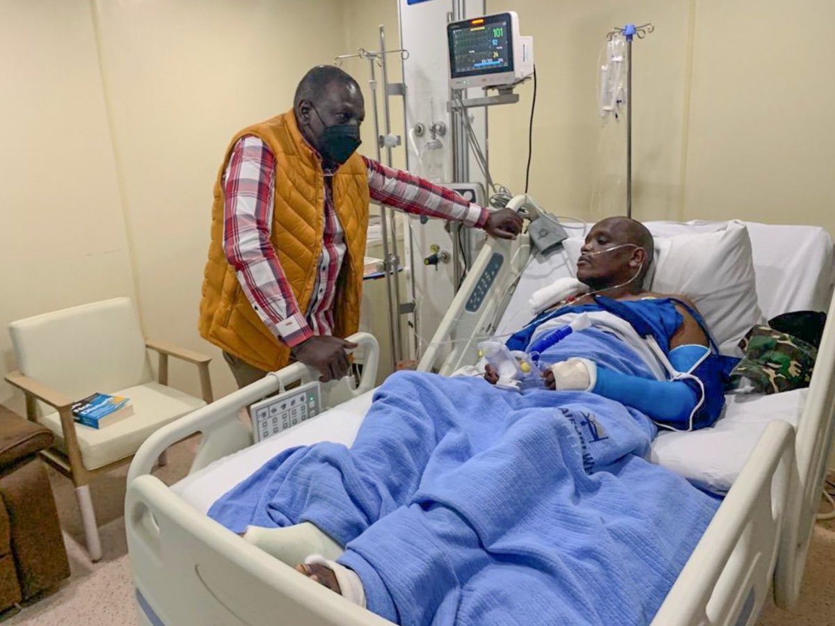 Kibet_bull's tweet photo. Meet a Kenyan man who tried to milk a buffalo. He was hospitalized. https://t.co/S9AhRQ2skZ