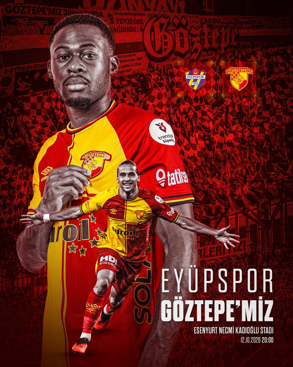 Goztepe's tweet photo. Bugün 12 Ekim 2026 #GöztepeninMaçıVar https://t.co/JDIIf3zqFE