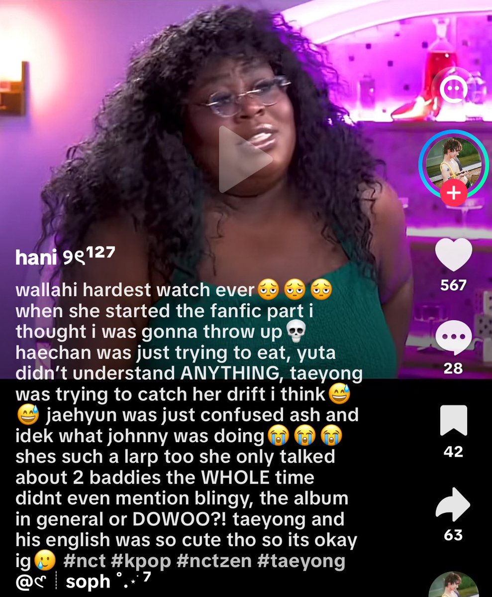 jhnnysuhg's tweet photo. nctzens genuinely being pick me’s and bringing down this lady for interviewing nct 127 while having a personality 🫩🫩 https://t.co/aKz0aMrOPA