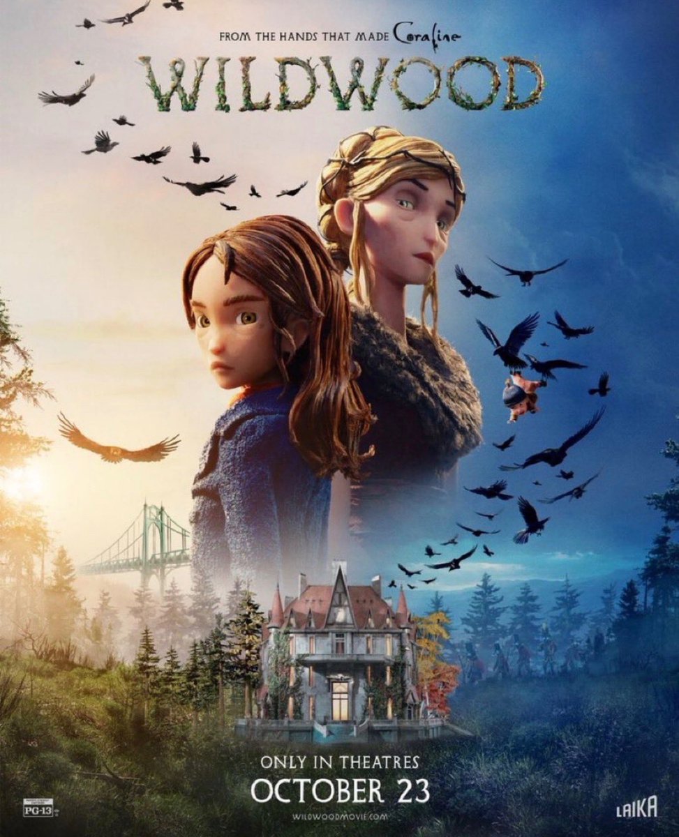 Drawing811's tweet photo. I need everyone to see this:

PLEASE GO SEE WILDWOOD IN THEATERS WHEN IT RELEASES ON OCTOBER 23

We need this film to succeed because Laika is loosing money due to their box office bombs and to prove that animation is a medium of film and not a kids genre. https://t.co/XeDRaEbMhr