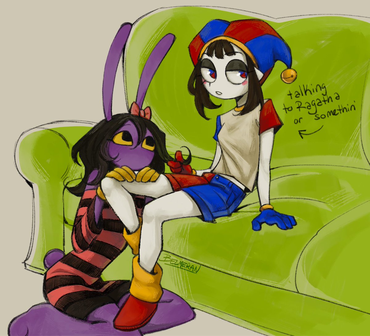 belmerann's tweet photo. tumblr request for clingy jax !
#tadc #funnybunny https://t.co/obQOzzQ4Mx