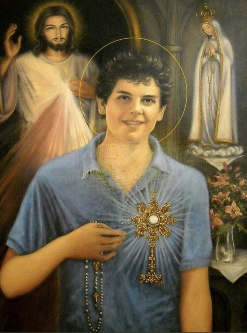 WinckJ69090's tweet photo. “The Eucharist is my highway to Heaven”      

- Saint Carlo Acutis https://t.co/JUOSI5EiOu