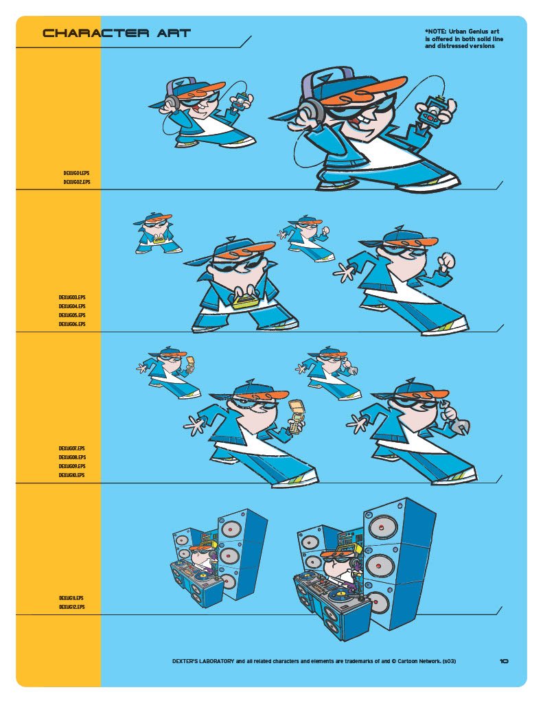 DexLabfan's tweet photo. Images from Dexter's "URBAN" style guide https://t.co/R6vwMgTlT9