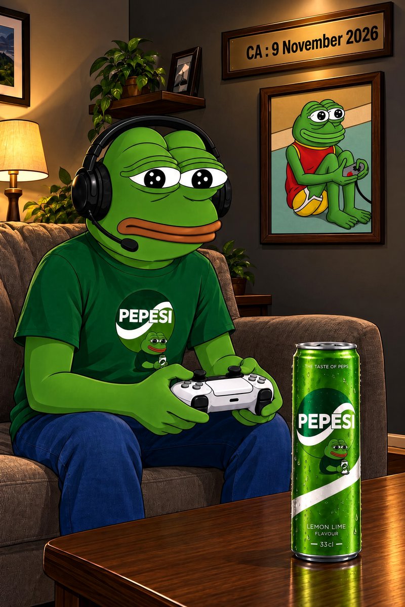 PEPESI_ONX's tweet photo. 17 Apr 2023: $PEPE

9 Nov 2026: $PEPESI

2 launches. 2 stories.

To be continued… 👀 https://t.co/RiWxRdAKgw