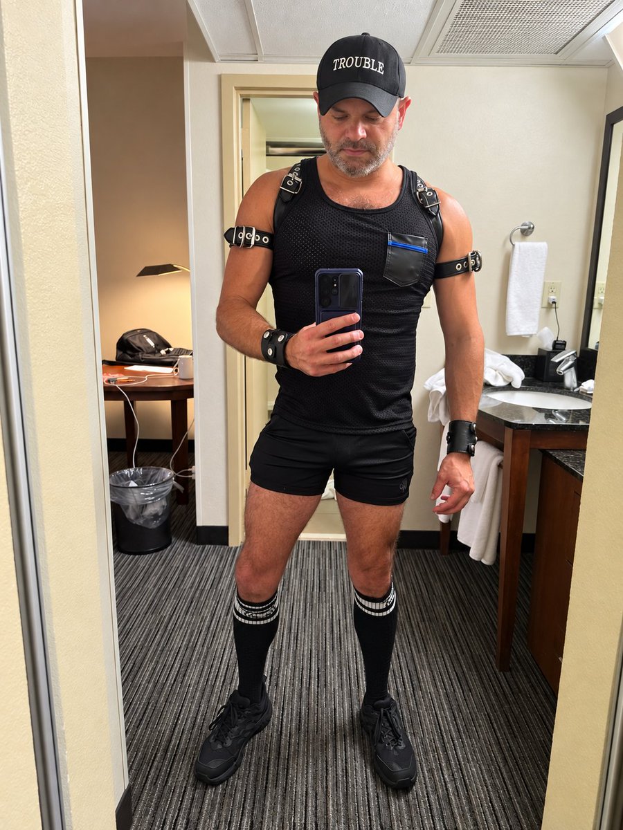 TheNicestBadBoi's tweet photo. Time to have some fun Atlanta! Trouble has arrived...
#prideweekend #gayboy #circuitparty #readyforfun #daddy https://t.co/SuMfCR8zk6
