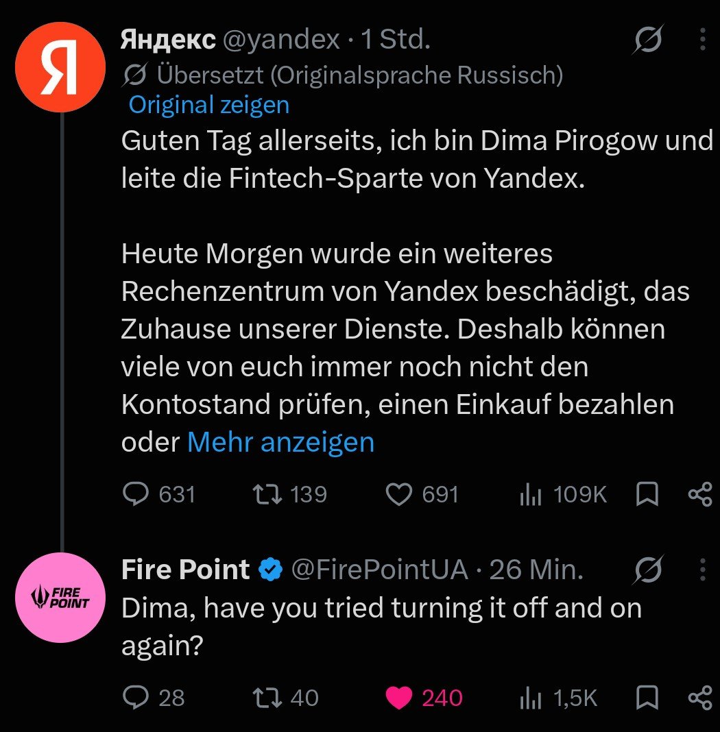 PadyTheGoat1's tweet photo. @BrennpunktUA Dima wird hier komplett Hops genommen. Fire Point ist ein ukrainisches Unternehmen welches Deep Strike Drohnen für das Militär herstellt https://t.co/BiwTqXvr67