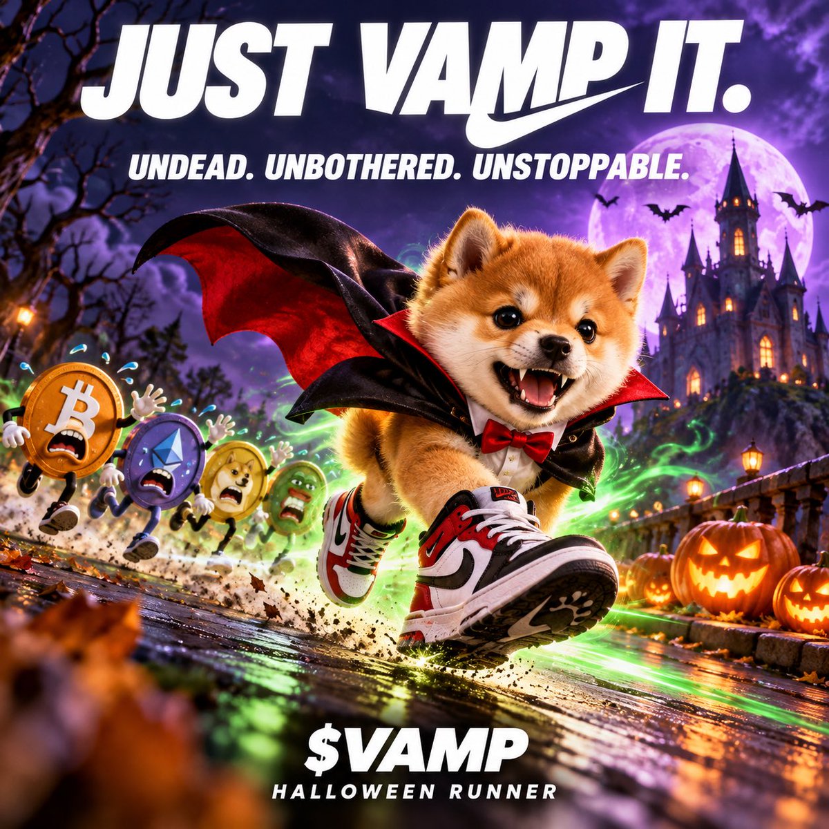 SenorPepe69_'s tweet photo. @siwooeth solana:H72pex1VtfY2M7v2Tfk9D9PgvCocRuFN3owCveERSa4s just vamp it! Going to be the best halloween runner 🎃 🧛‍♂️ 🐶 @siwooeth https://t.co/nKnqLhIZdY