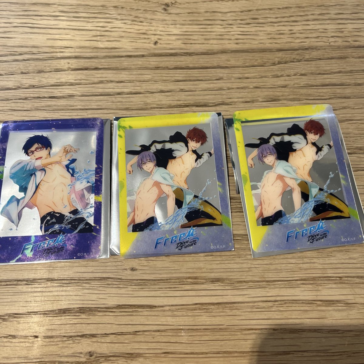 ankn91's tweet photo. 【交換】Free! オーケストラコンサート オケコン クリアカード

(譲)怜/夏也/尚
(求)凛＞遙

ご希望の方には銀テープ1本お渡しします。
本日、岩美町・鳥取駅
後日、都内手渡し可能。
郵送、2:2〜
よろしくお願いします。 https://t.co/o1sy04QJCs