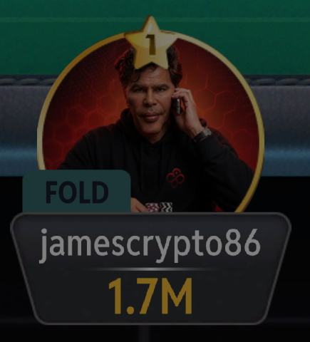 cryptostifl3r's tweet photo. Chipleader at one point to making Day 2! 

Representing the Coin Discord crew, about 6 of us qualified

One time? https://t.co/SSWPTRnWJS
