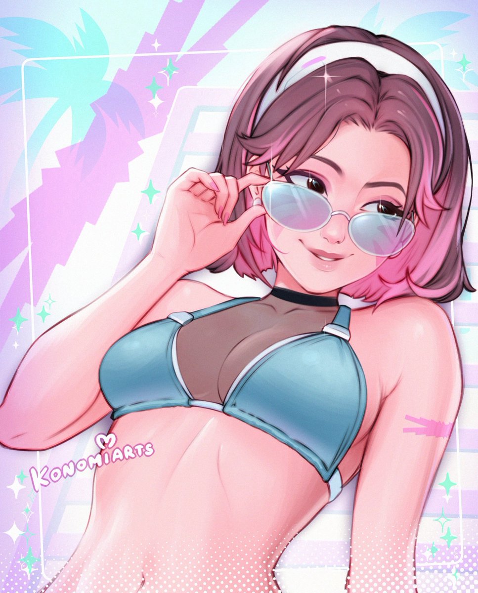konomiarts's tweet photo. yes, i love summer n swimsuits, how could you tell?
#dva #kiriko https://t.co/pBvg9motUu