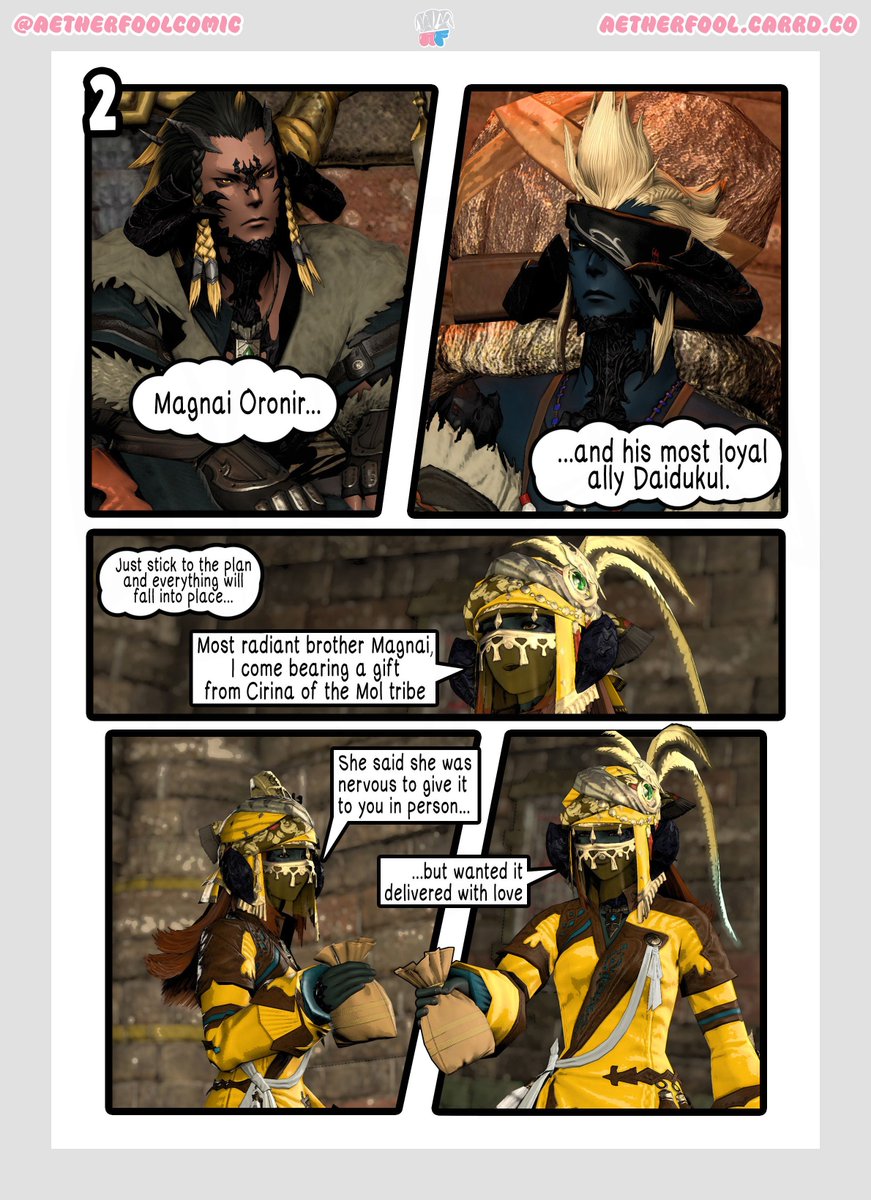 AetherFoolComic's tweet photo. Special delivery to the most special Oronir on the Steppe.
#tgcomic #azim #steppe #aura #comic #magnai #daidukul #gpose #tsf #tgtf #genderswap https://t.co/PSBUsxMUhb
