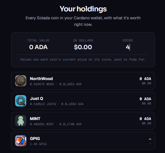 soladafun's tweet photo. 🚨 Update Alert! - Your Holdings

You asked. We delivered.

Sometime managing meme coins can be a chore, so we made it easy. 

You can now view all of your holdings by clicking on the 🍔menu https://t.co/trm0F02kCY