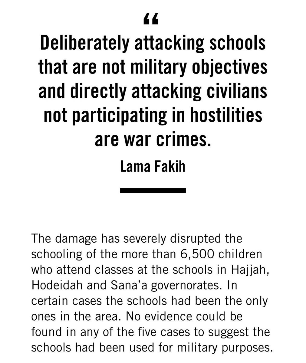 SanaSaeed's tweet photo. From Amnesty, 2015 — there is a very concerted effort, driven in large part by sectarianism among Arabic language media and journalists, to make us forget what the U.S.-backed Saudi-led coalition did to the children of Yemen. https://t.co/3vDQ0ItoB3