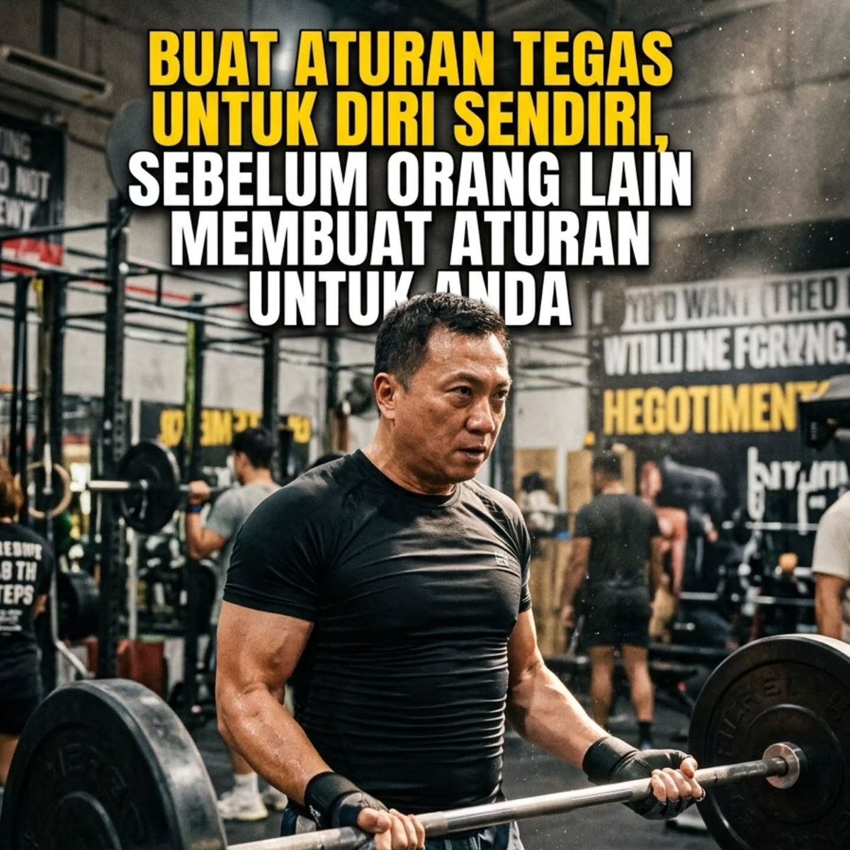 geiciane9's tweet photo. Besi ditempa panas dan tekanan. Karakter hebat dibentuk oleh aturan tegas yang lo buat sendiri. Jangan biarkan mood, situasi, atau orang lain mengendalikan hidup lo. Tentukan batas, fokus, dan tujuan. Ambil kendali hari ini. https://t.co/pTj9NHAbdq