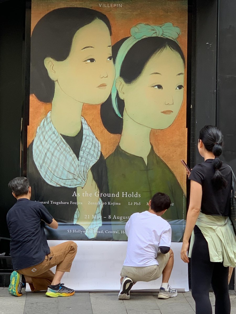 MCFERNANDINHO's tweet photo. As the Ground Holds” opens in days. Four Asian artists reunite with their peers in 20th-century Parisian migrant circles, revealing how they shaped modernism as independent thinkers through solidarity, tension, and transformation. https://t.co/yFhKEaRv3s