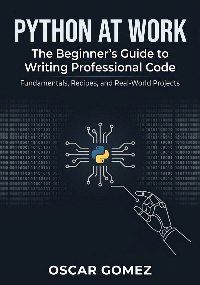 leanpub's tweet photo. Python at work: The Beginner’s Guide to Writing Professional Code. Fundamentals, Recipes, and Real-World Projects by Oscar Gomez is a new release on Leanpub!

Link: https://t.co/4xPqSlPdP9

#books #ebooks https://t.co/CFxUae56hk