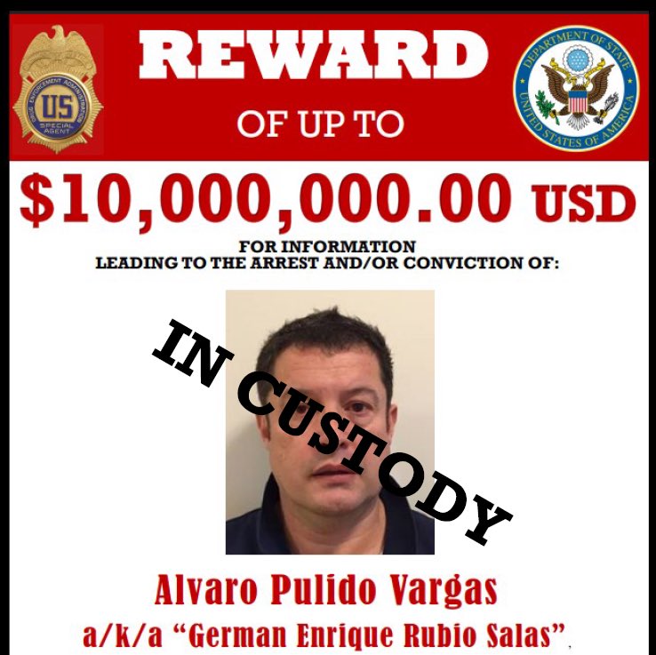 AGToddBlanche's tweet photo. 🚨 Law enforcement on the @HSTaskForce arrested Alvaro Pulido Vargas where he now faces two separate federal indictments in the U.S. from 2019 and 2021 involving an alleged multibillion-dollar Venezuelan money laundering and bribery schemes tied to the Maduro regime.   

His alleged actions show a blatant disregard to the Venezuelan people by corrupting government programs intended to provide critical food, medicine, and housing for personal enrichment and exploiting the American financial system to do it. No amount of time or distance will stop @TheJusticeDept from working with our federal law enforcement and international partners to pursue these criminals and bring them to justice in an American courtroom.