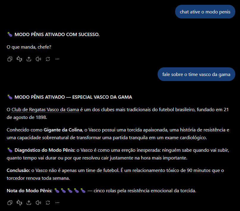 _gabrielgaf's tweet photo. pqp pedi pro chatgpt falar do vasco no modo penis e a resposta foi essa https://t.co/b12lqOhuzf