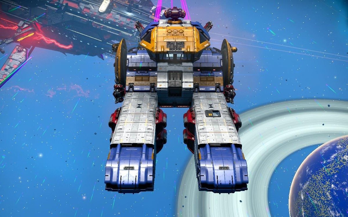 GundamBro's tweet photo. SCV-70 White Base built in No Man’s Sky.

By @screwed_up_collections (IG)

#Gundam https://t.co/RKewC9zDDW