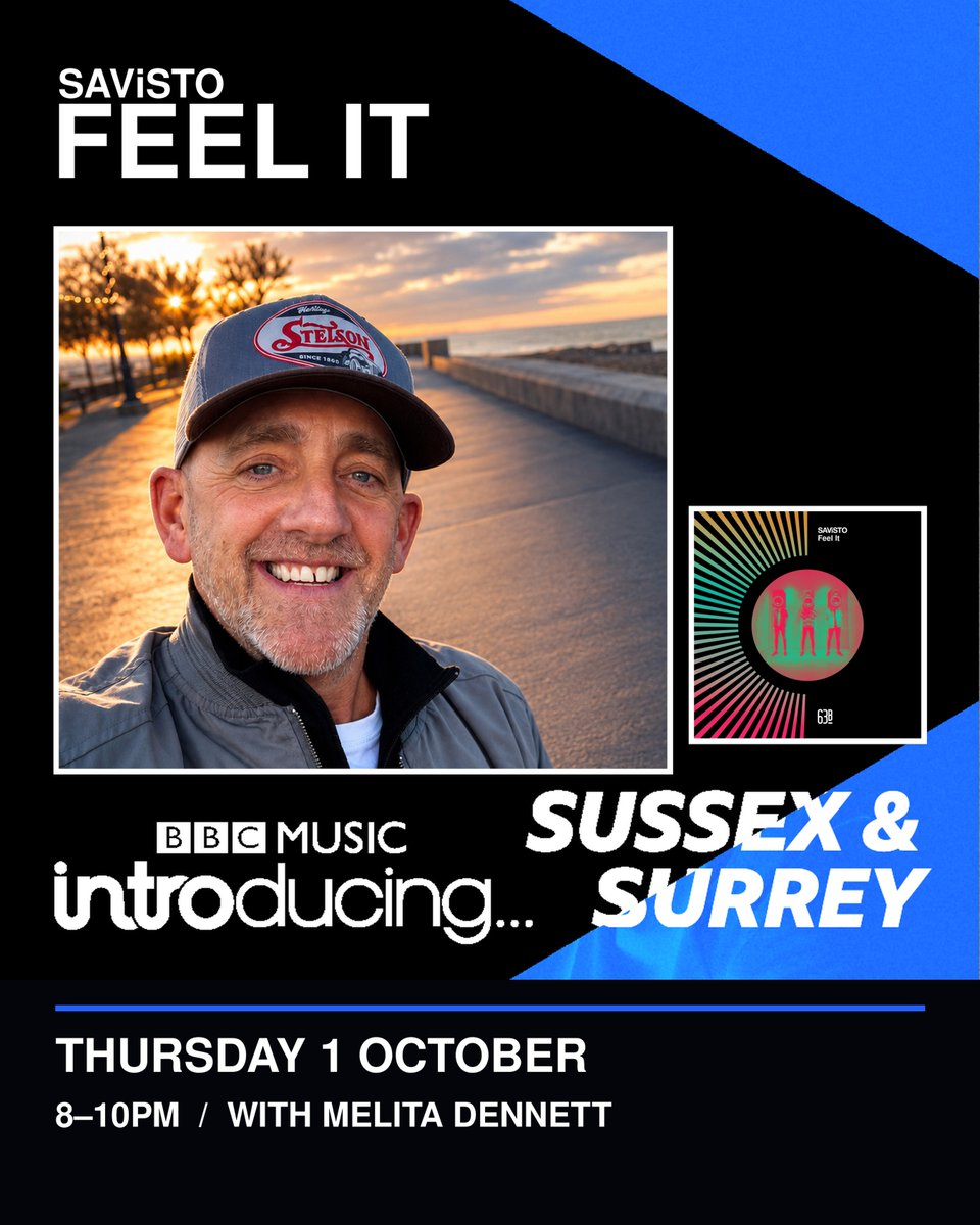 losriscos_'s tweet photo. Feel It” gets a spin on BBC Introducing this Thursday, 8–10pm, on BBC Radio Sussex, BBC Radio Surrey and BBC Sounds. Thanks to @melitadennett and @bbcintrosouth for the support. Text 81333 with SUSSEX, “Feel It” and your name for a shout-out. https://t.co/MWOkJ21vEH
