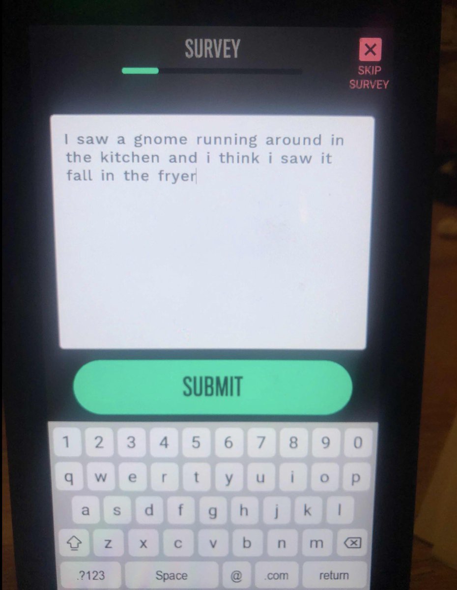 gregthesorcerer's tweet photo. I love filling out the surveys at Applebees https://t.co/jNEsD7vgxZ