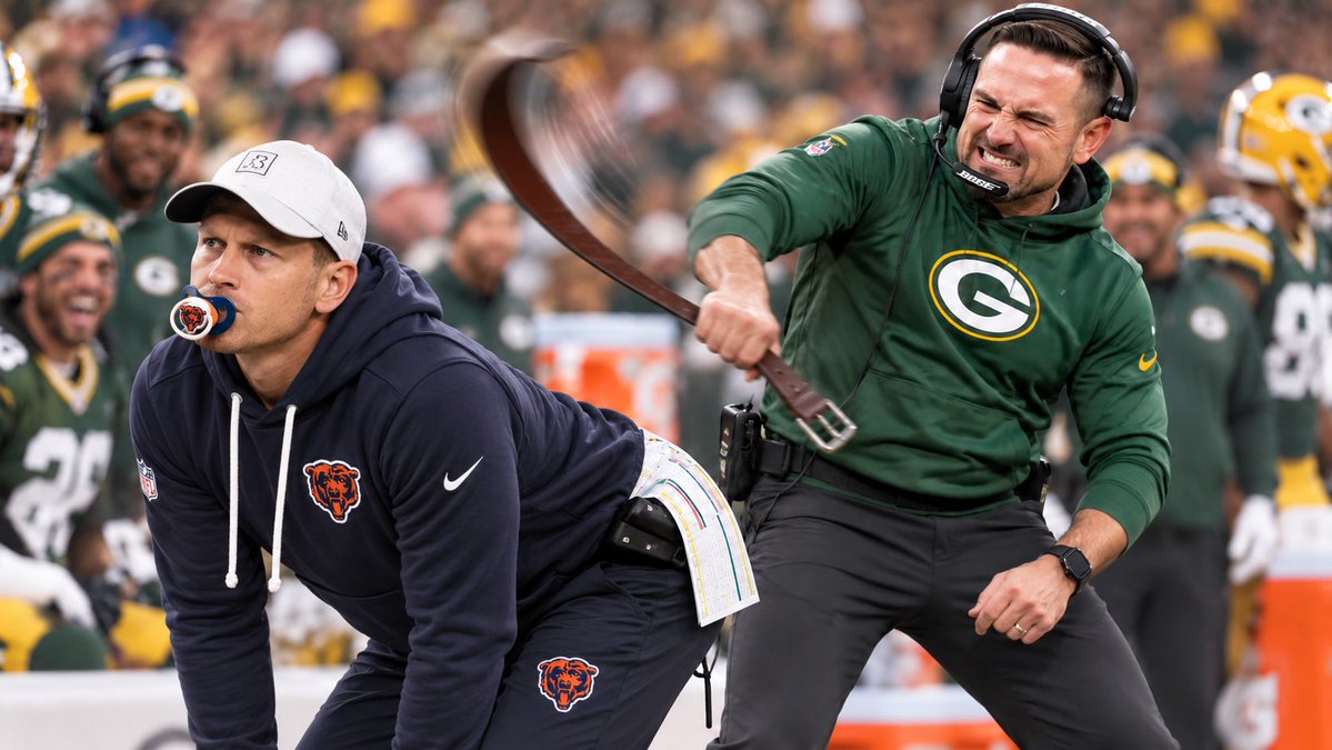 Packermomo17's tweet photo. COME OUTSIDE https://t.co/xzNTwi59UR