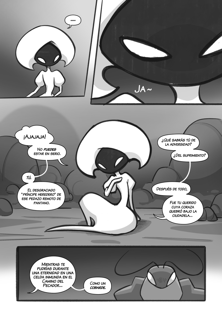er_ghost_in's tweet photo. (1/3) Enlacemos Nuestros Ecos y Seamos Completos [Cómic Traducido]
Un Fancomic de Hollow Knight por @firefly_summers 
Capítulo 2: Peleando nuestros reflejos en una casa de los espejos

#hollowknight #Silksong #translation #español https://t.co/qTorbUofib