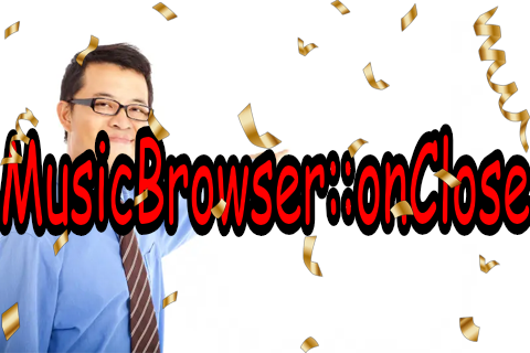 DailyGDFunction's tweet photo. Today's function: #9768 MusicBrowser::onClose! (Day #177) https://t.co/6RatrQMX3m