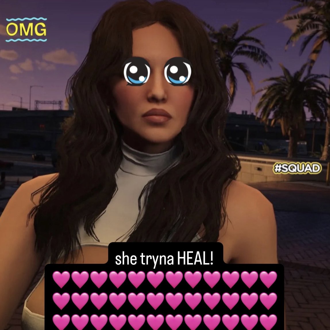 44kkumi's tweet photo. that feeling when #nopixel girlies are healed https://t.co/MKuhRyx6yv