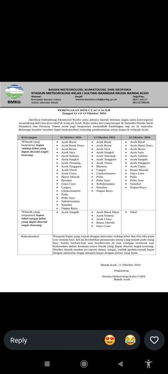 dedek_AzZahra's tweet photo. D aceh udah dapat notification gini,semoga ama semua ya Allah
kalo ditempat kalianginana guys https://t.co/2AJ3gsyvJ1