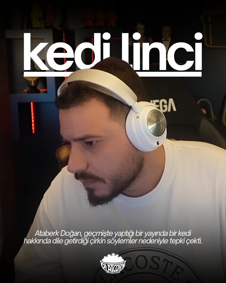 platcornweb's tweet photo. Ataberk Doğan, geçmişte yaptığı bir yayında bir kedi hakkında dile getirdiği çirkin söylemler nedeniyle tepki çekti. https://t.co/YVfPhepPoe