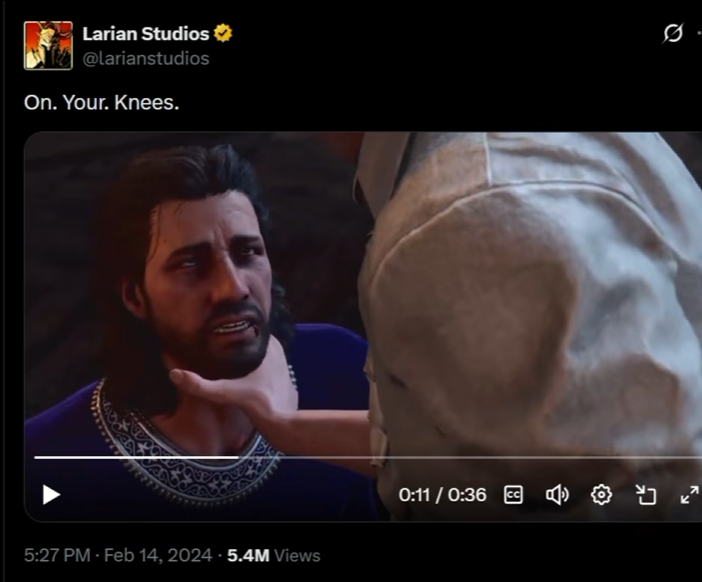 LesDelll's tweet photo. @crslns Kisses used to change across ALL paths, but Larian decided to make the PC (can be DU) a victim of SA for V-Day. This isn’t an RPG, it’s r*pe fanfic. Devs agreed with AAfans that it was bullshit. Evil LI doesn’t have to assault the PC. It’s a game, not an abuse lecture for Feb 14 https://t.co/IbBfdGziik