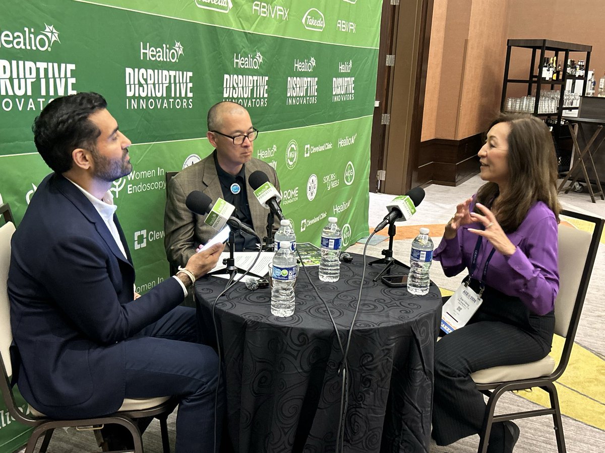 HealioGastro's tweet photo. 🎙️ @LinChangMD steps to the mic for our special live #GutTalk recording at #ACG2026
Tune in as she breaks down what’s new, what’s changed, and what matters most in Rome V
More from the conversation coming soon 🎧 https://t.co/xeqq0CKNKe https://t.co/HDLZFEJxa9