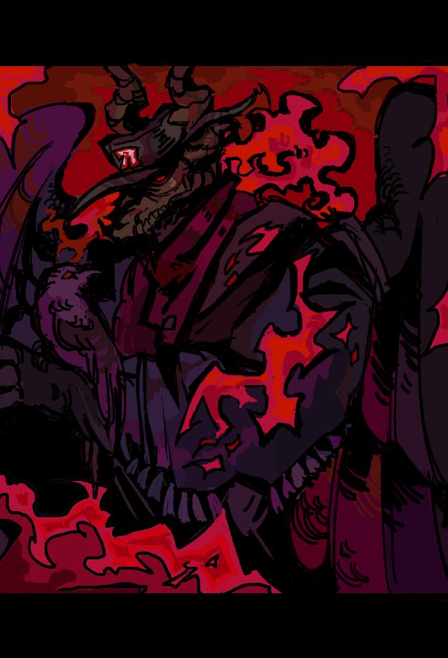 Aline_Spice's tweet photo. Not tagging because twitter compresses this image like crazy so the quality is SHIT but g666 has aura. Kinda unhappy with my artstyle lately (thus is the life of an artist... sheds tears...) but i still give crumbs https://t.co/wl6I76waAa