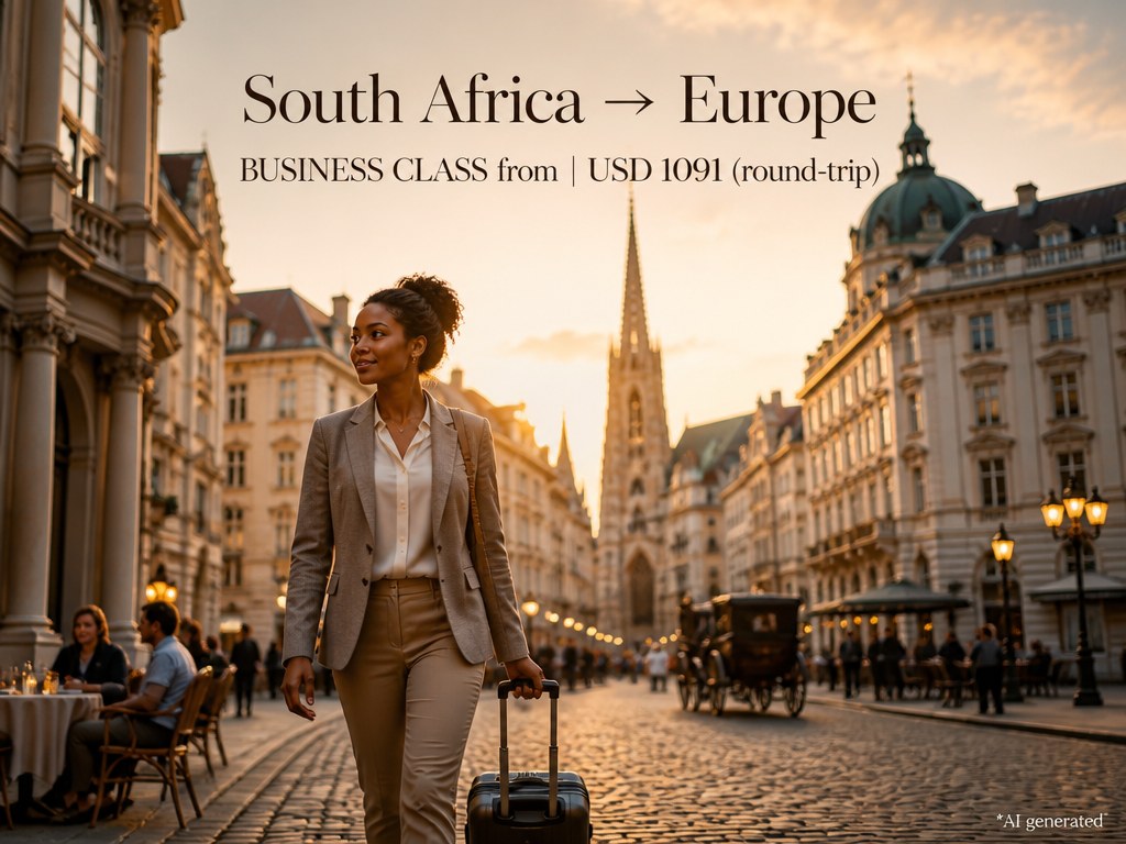 murat68889129's tweet photo. Fly Business Class from South Africa to Europe from just US$1, 091 round trip. Save 48%. https://t.co/iYgyzJjeeK