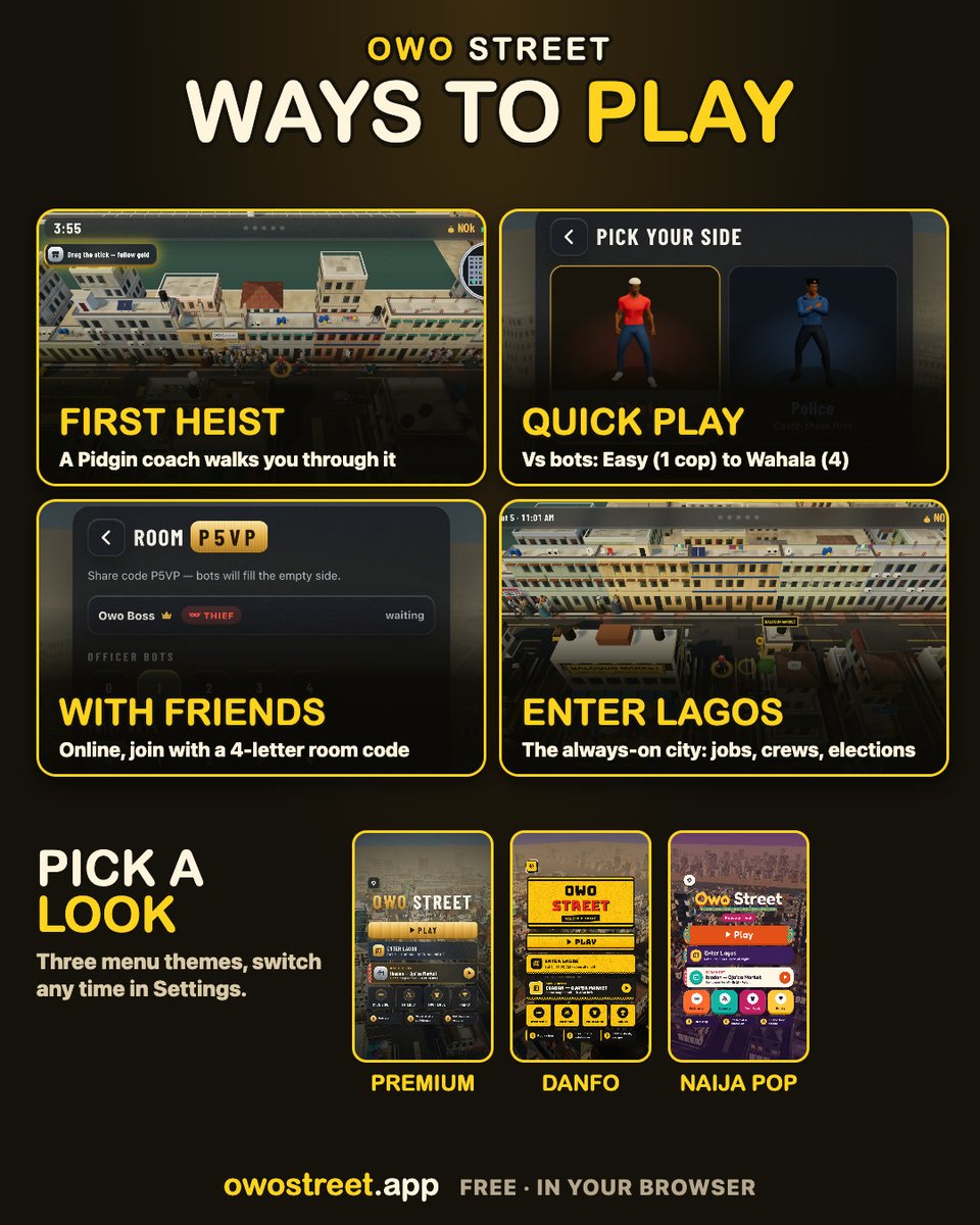 egwugamesng's tweet photo. How Owo Street works, in 4 pictures. Save am, then go play: https://t.co/s7eCVMqd7p https://t.co/AqmJgMhv7g