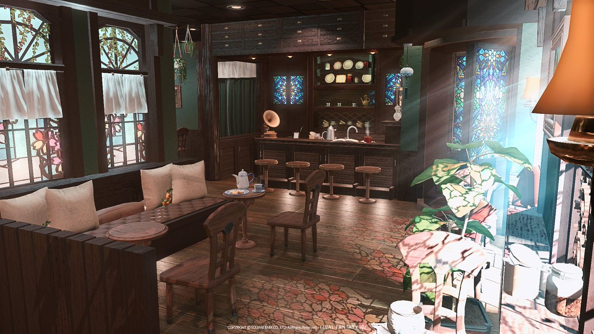 RirikoSoph's tweet photo. 【M size】        

喫茶屋「翡翠」  updated✨ 

#RiriHousing #FF14ハウジング #FF14housing #HousingEden #hgxiv https://t.co/uKzupOzz8V
