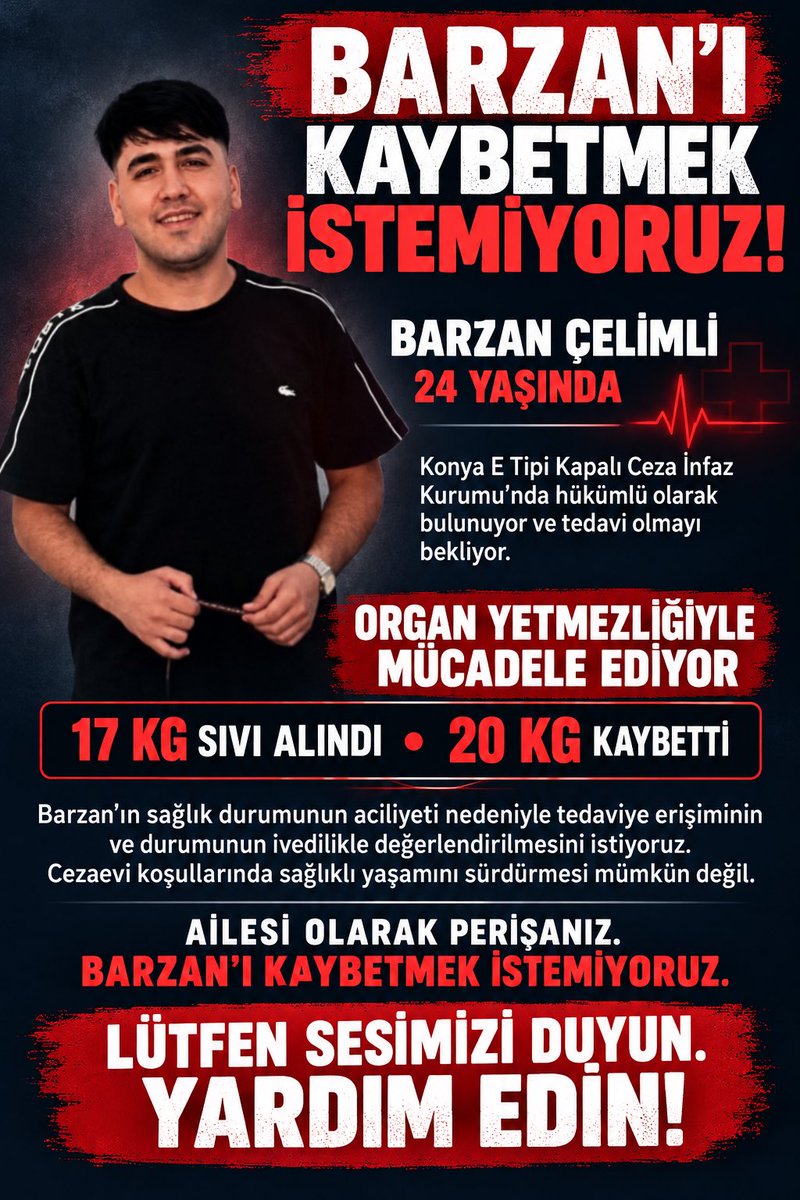 irem83wk's tweet photo. Barzanın durumu ağır tedavi olması gerekiyor lütfen yardım edin @saglikbakanligi @sagliklicozum @ctekurumsal @_cevdetyilmaz @abakingurlek @adalet_bakanlik @omerrcelik @avyusufibis @drmemisoglu @ctekurumsal @mustafaciftcitr @fatihozgokcen @fuatoktay @oktay_saral @Akparti https://t.co/AulNSBiJb4