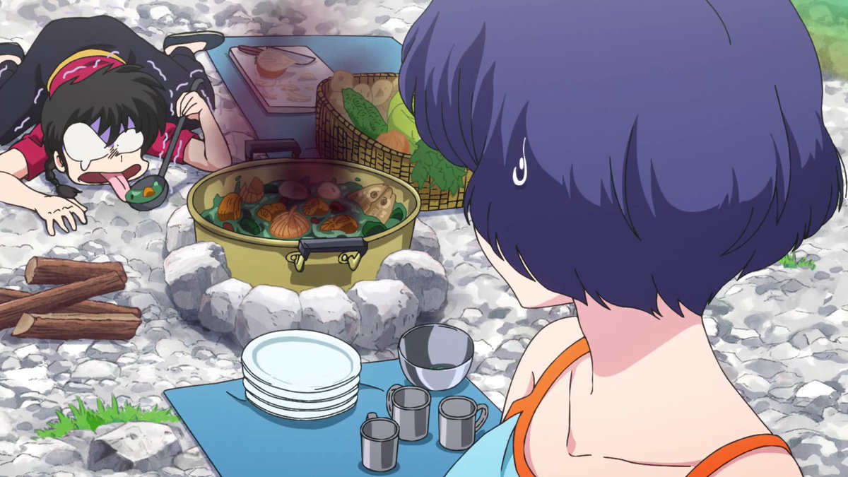 myfavoritedream's tweet photo. I love how Ranma spent more time training himself to eat Akane’s cooking than he did on ACTUAL martial arts training. 😂😂😂 Boy really said, “THIS is the battle I need to prepare for.” 😭🤣 https://t.co/phTKC7A1wZ
