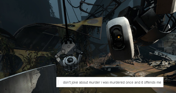 Sal_Predebut's tweet photo. here are some portal 2 glados tumblr post memes that I've found. https://t.co/7tDo0VbYON