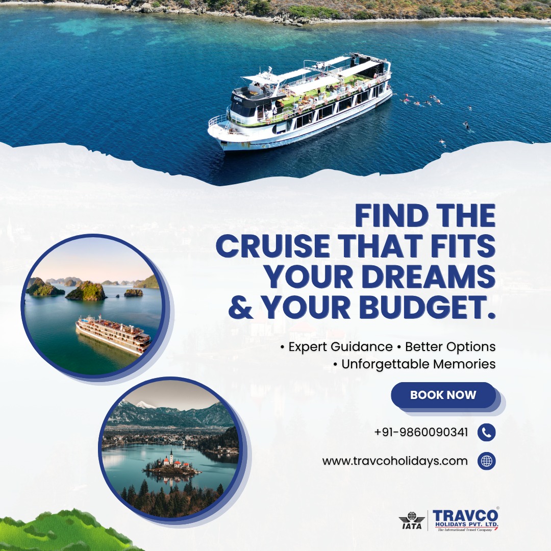 FlikeZ's tweet photo. Set sail and see the world from a new perspective. Travco Holidays Pvt. Ltd. helps you find the perfect cruise, from the Caribbean and Alaska to Europe, Asia and beyond. Expert guidance from booking to boarding. https://t.co/7vrceSXsin