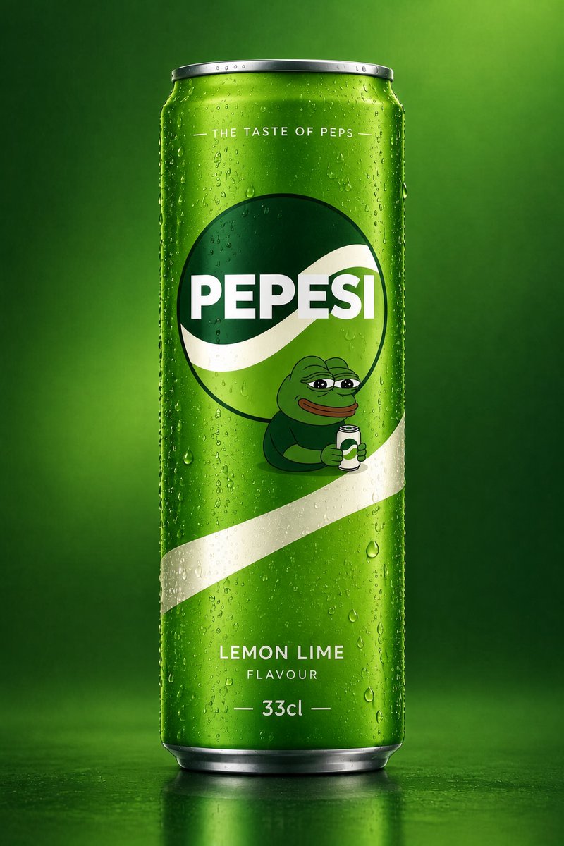 PEPESI_ONX's tweet photo. Team, I don’t think you fully realize what you’ve created here. 
This isn’t just a can...
It’s a work of art. 
Exceptional. 
The kind of piece that was always meant to live forever. https://t.co/axvosAPvow