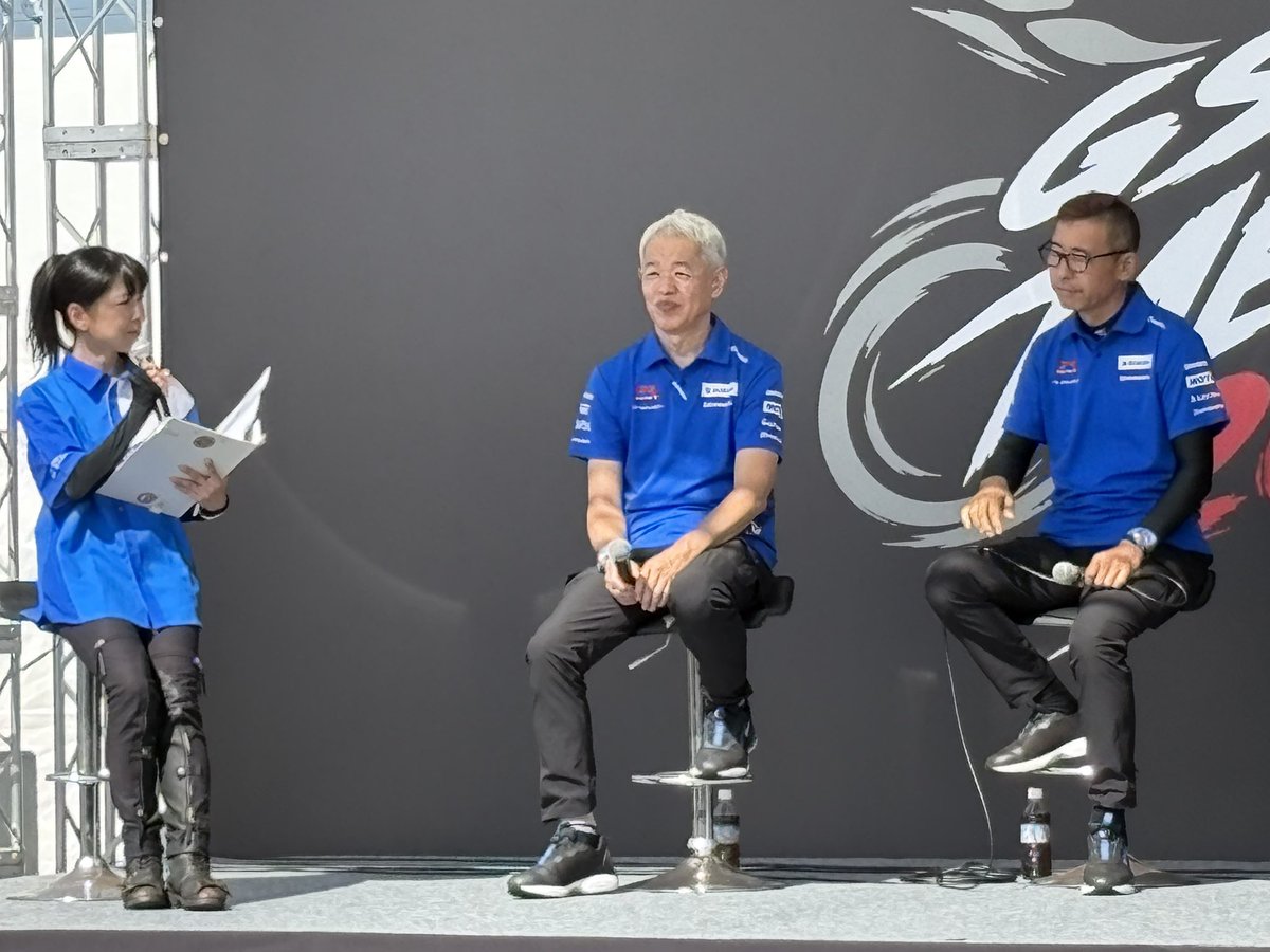 Donsiba14's tweet photo. GSX-S/Rミーティング
CNチャレンジトークショーとGSX-R1000R開発陣のトークショー https://t.co/EqtxN8BvBv