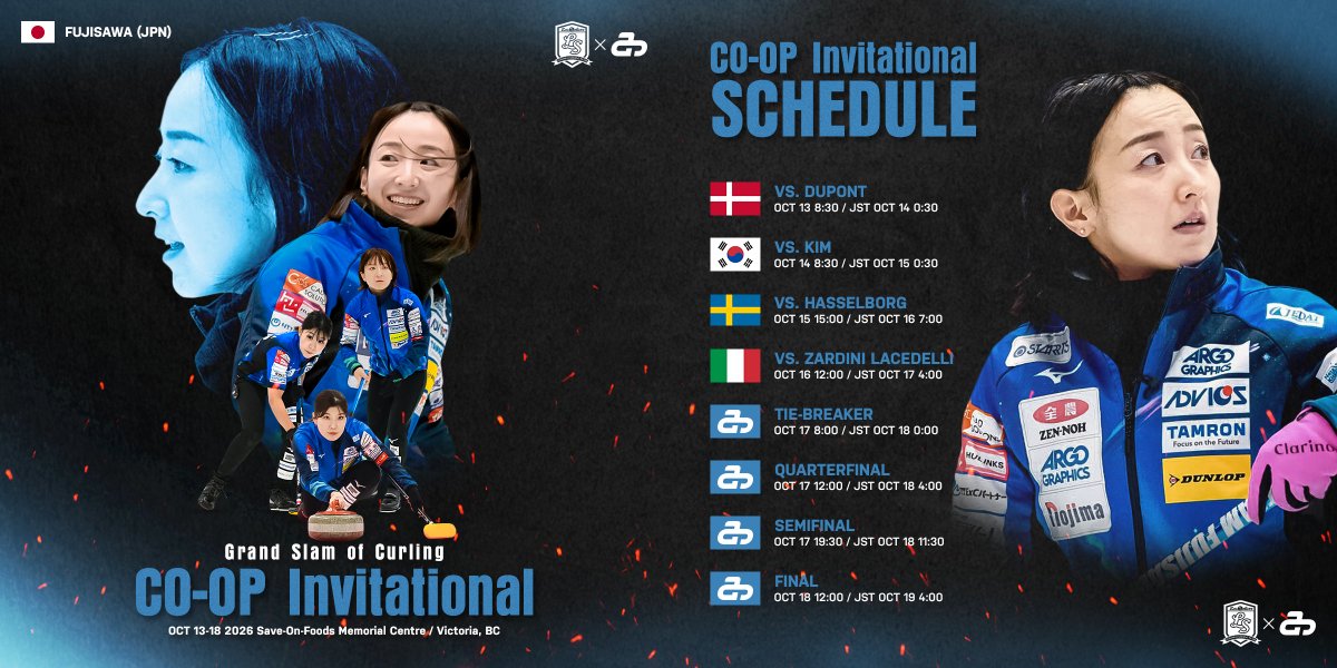at_crank15's tweet photo. Upcoming Event:

Grand Slam of Curling
CO-OP Invitational

#カーリング
#ロコ・ソラーレ https://t.co/aTUiHVqlOt