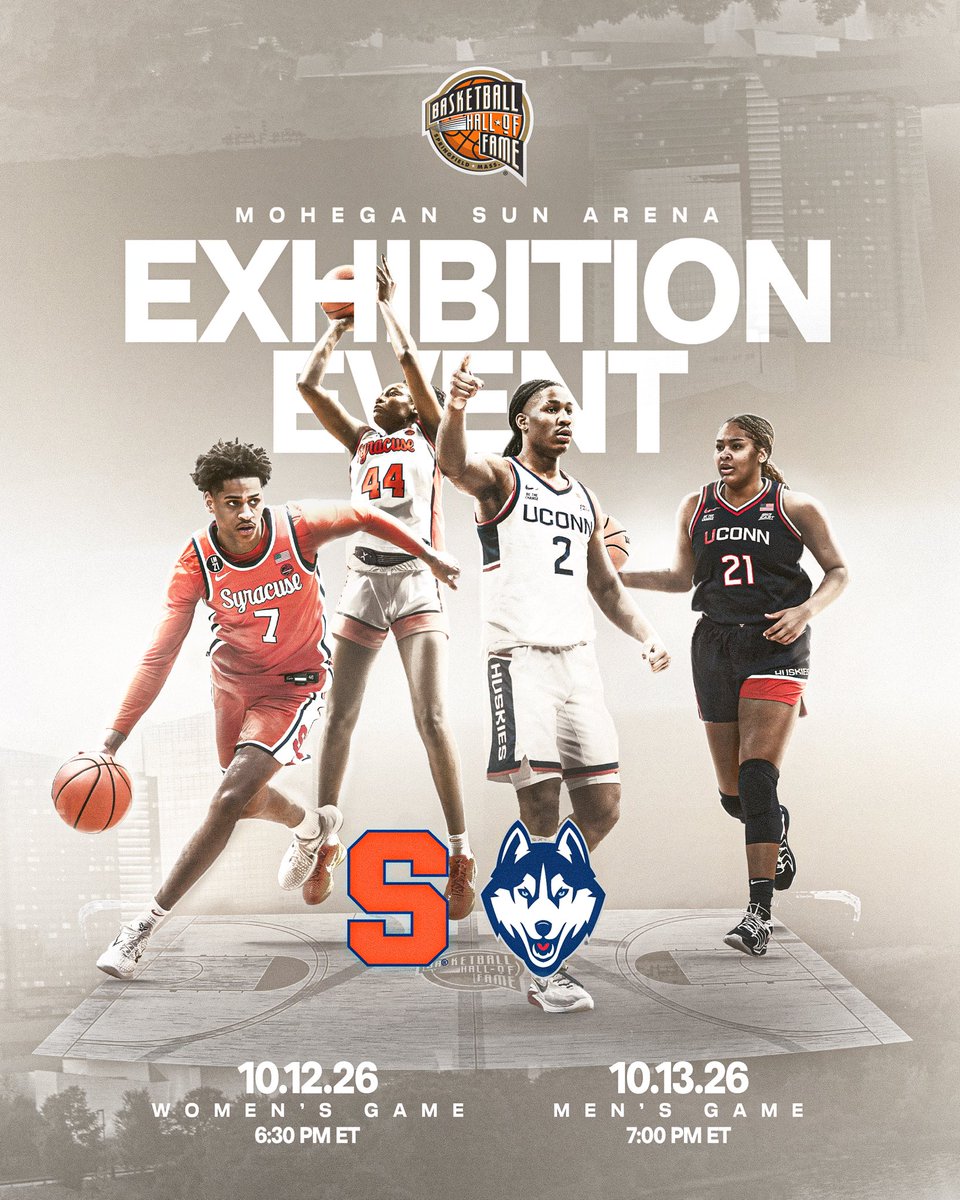 Hoophall's tweet photo. 🔜 Basketball Hall of Fame Exhibition Event. #HoophallU https://t.co/dEs3ulDZme